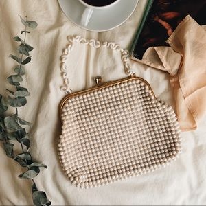 +VINTAGE // PEARL CLUTCH +